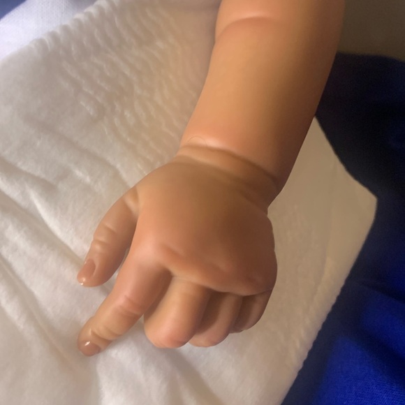 Reborn Baby BOY Dolls 18 Inch Soft Brown Eyes Realistic Lifelike Baby Dolls NWT - Picture 6 of 17